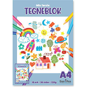 Danpen tegneblok A4 36 sider