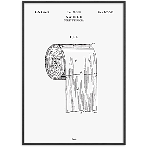 Toiletrullen - 70x100 cm