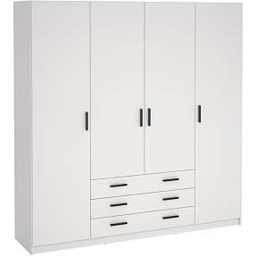 Sprint garderobeskab - hvid