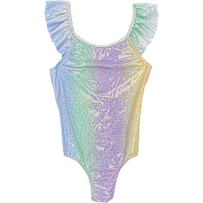 VRS børne badedragt str. 98/104 - multifarvet