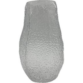Vase med mønster 14,5 x 24,5 cm - klar