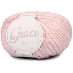 BUMBO Grace Akrylblanding - Rosenrød 007