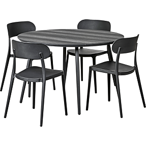 Egeholm havesæt med 4 Preston stole