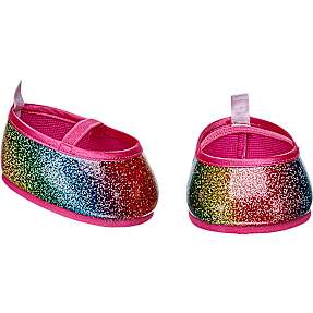 Build-A-Bear ballerinasko - regnbue