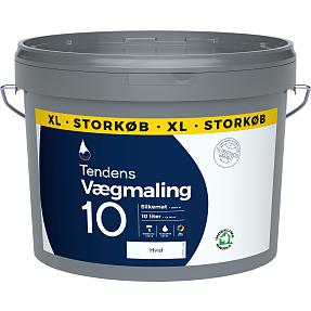 Tendens vægmaling silkemat 10 10 liter