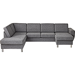 Rom Nordic højrevendt U-sofa - antracit