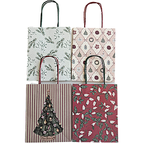 Jul gavepose 11x14 cm - flere varianter - assorteret