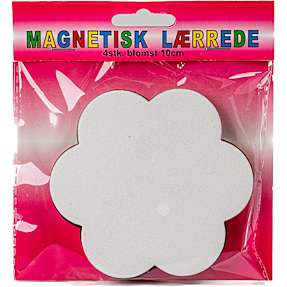 Magnetisk lærrede m. blomstmønster 10 cm