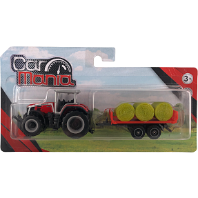 Car Mania traktor m. trailer 