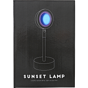 Solnedgangslampe - blå/lilla