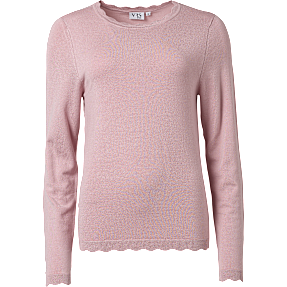 VRS dame striktrøje str. M - rosa