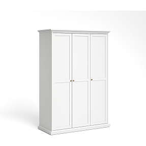 Paris garderobeskab - hvid