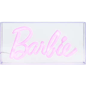 Barbie neonskilt - lyserød