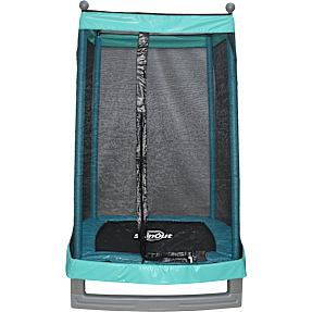 SpinOut mini firkantet trampolin 127x127 cm