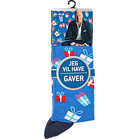 Mads Christensen herre strømper str. onesize - blå