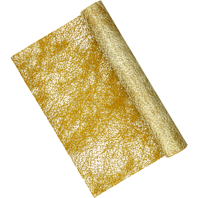 Bordløber 28 cm x 3 meter - Guldfarvet