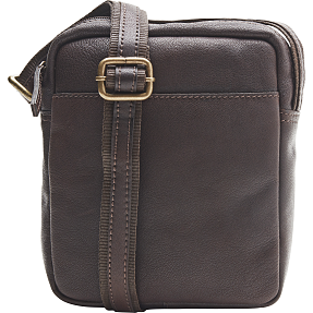 Herre skindtaske - brun