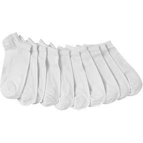 VRS herre 10-pak sneakers strømper str. 39/42 - hvid