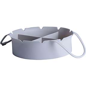 Airfryer silikoneform Ø: 22 cm - grå