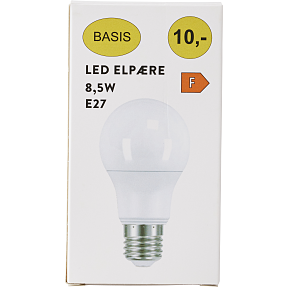 BASIS LED pære 8,5W - varmt hvidt lys