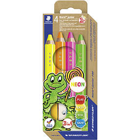Staedtler jumbo farveblyanter 4-pak