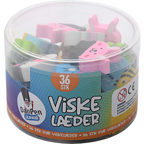 Danpen junior viskelæder 36-pak