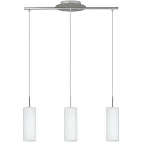 Troy langbordspendel - stål/hvid