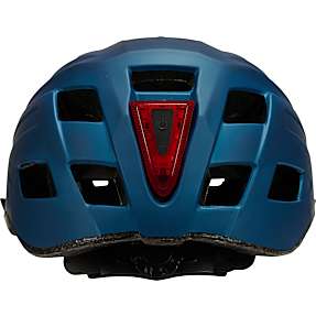 SCO cykelhjelm med lys - mat blå