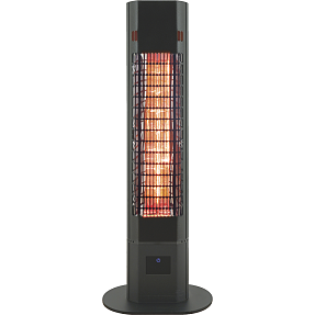 HORTUS terrassevarmer gulvmodel 1800w med fjernbetjening