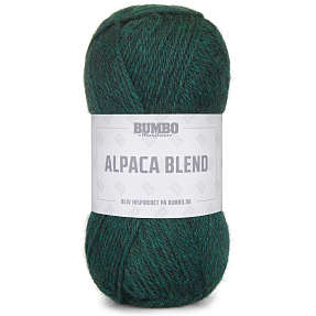BUMBO Alpaka uldblandingsgarn - Mørkegrøn 010