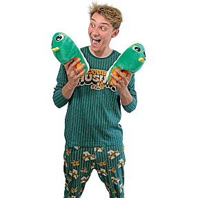 FirstGrade Alexander Husum pyjamas str. 98/104 - grøn