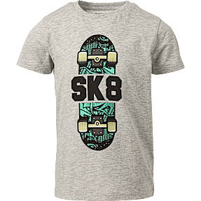 VRS børne T-shirt str. 110/116 - grå