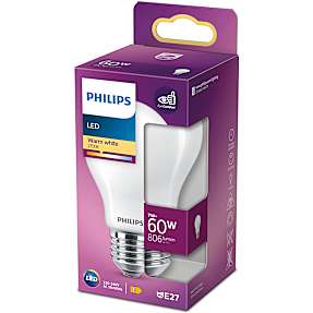 Philips LED kronepære 60W - varmt hvidt lys