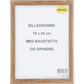 Ramme i egetræslook - 18x24 cm