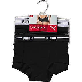 PUMA dame  2-pak mini shorts str. XS - sort