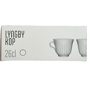 Lyngby kop (26 cl) - hvid