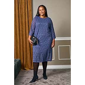 VRS dame kjole str. 52 - blå