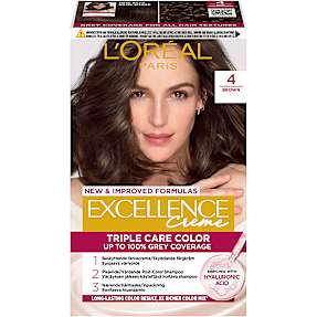 Permanent hårfarve 4 Brown m. pro-keratin, ceramid og kollagen