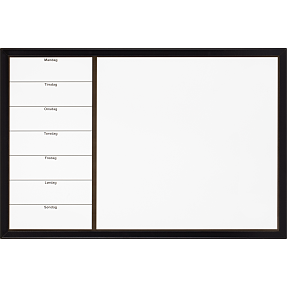 NAGA Whiteboard ugetavle magnetisk 40 x 60 cm