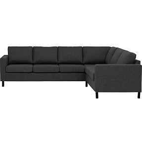 Oslo højrevendt hjørnesofa - mørkegrå