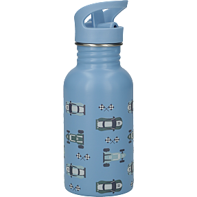 Drikkeflaske i stål 450 ml - bilmotiv