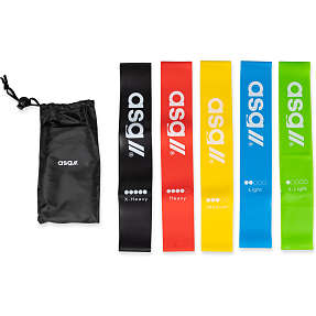 ASG træningselastikker 5-pak