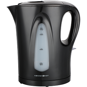 Køkkenchef elkedel 1,7 liter - sort