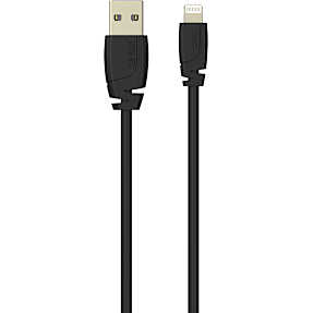 Sinox Pro USB-A til lightning kabel - sort