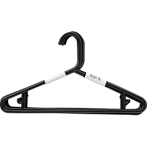 Bøjler 10 pak - sort