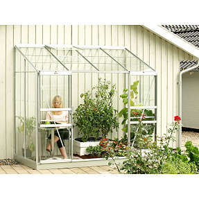 Ida 3300 vægdrivhus - aluminium