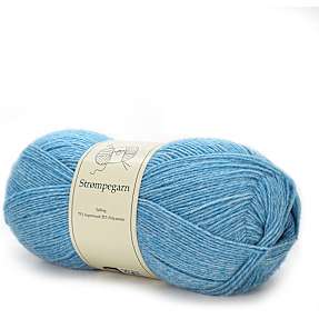 Salling strømpegarn - lyseblå 23043