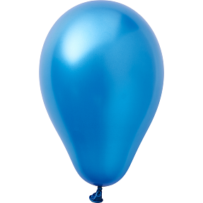 Latexballoner 30 cm 6-pak - metallic mørkeblå