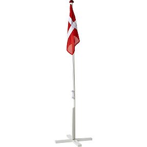 Salling gulvflag med træfod 170 cm - Dannebrog