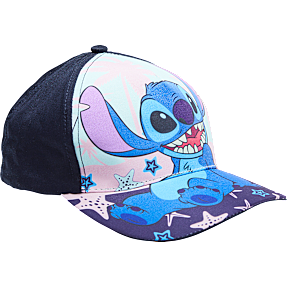 Stitch børne kasket str. 54 - blå